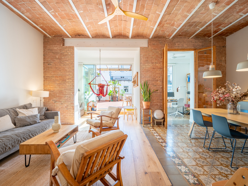 Increíble piso reformado con elementos originales y gran terraza en Gracia — foto 2