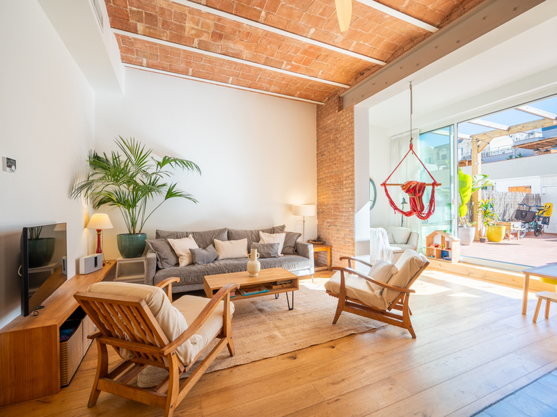 Increíble piso reformado con elementos originales y gran terraza en Gracia — foto 3