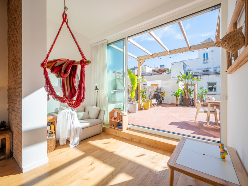 Increíble piso reformado con elementos originales y gran terraza en Gracia — foto 5