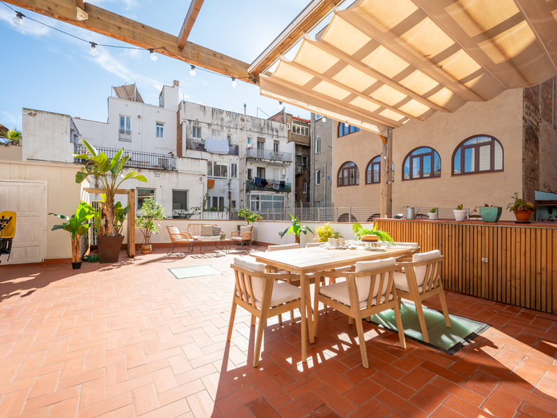 Increíble piso reformado con elementos originales y gran terraza en Gracia — foto 6