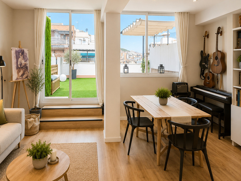 Estupendo ático con terraza y fantásticas vistas en Galvany — foto 5