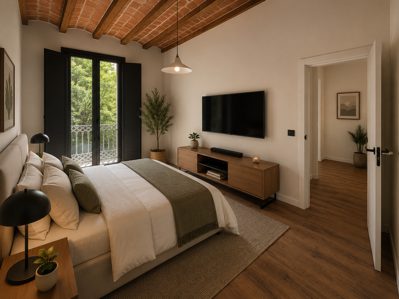 Piso céntrico reformado a estrenar con 2 suites al lado de Consell de Cent — foto 4